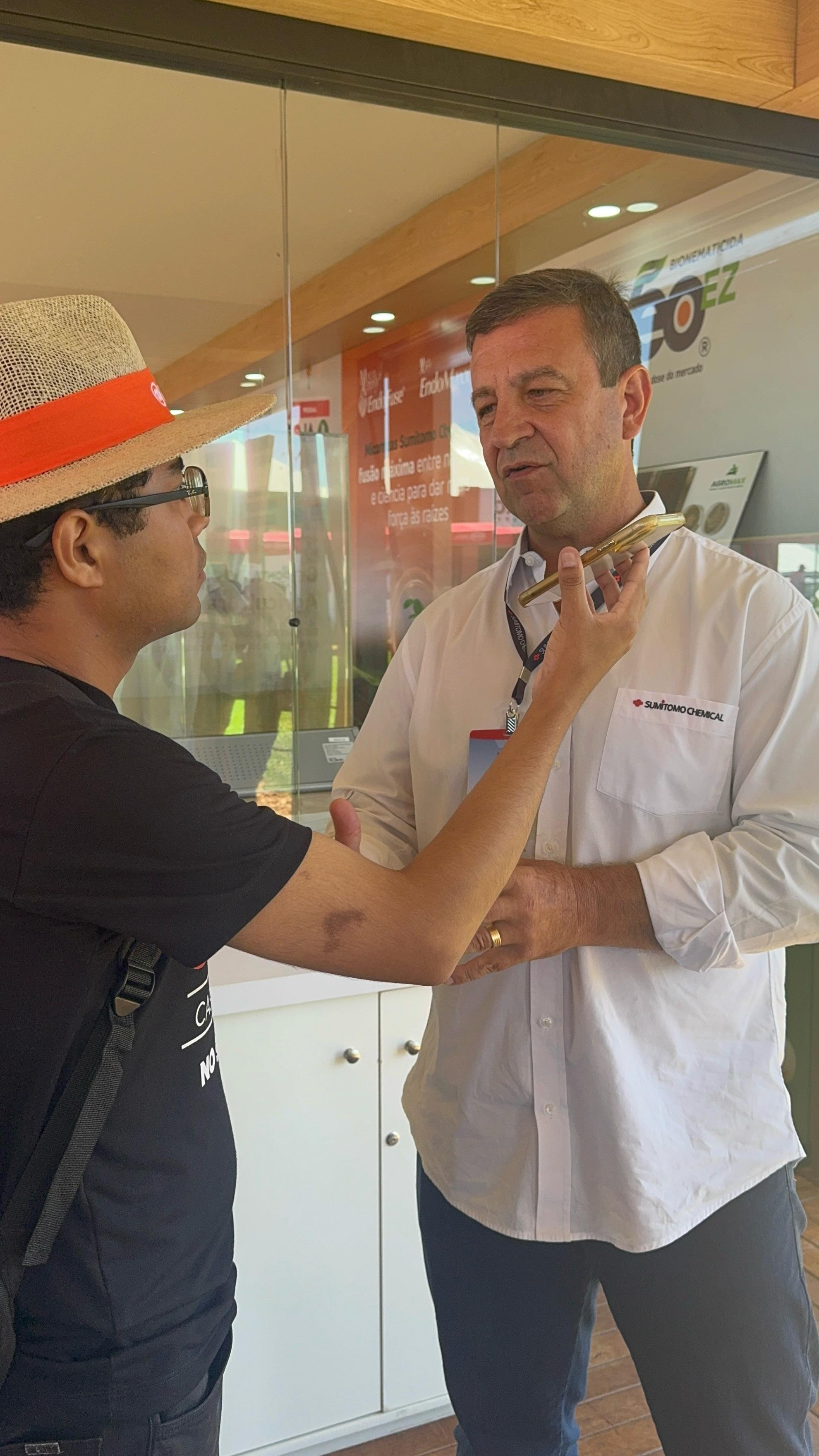 Sumitomo Chemical lança a campanha "Agricultura nos une" no 37º Show Rural