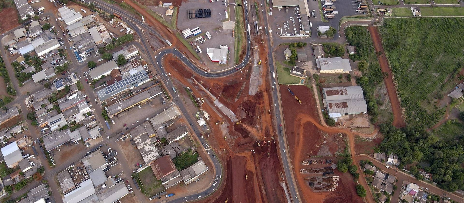 Após um ano de obra, Trevo Cataratas chega a 40% de execução em Cascavel