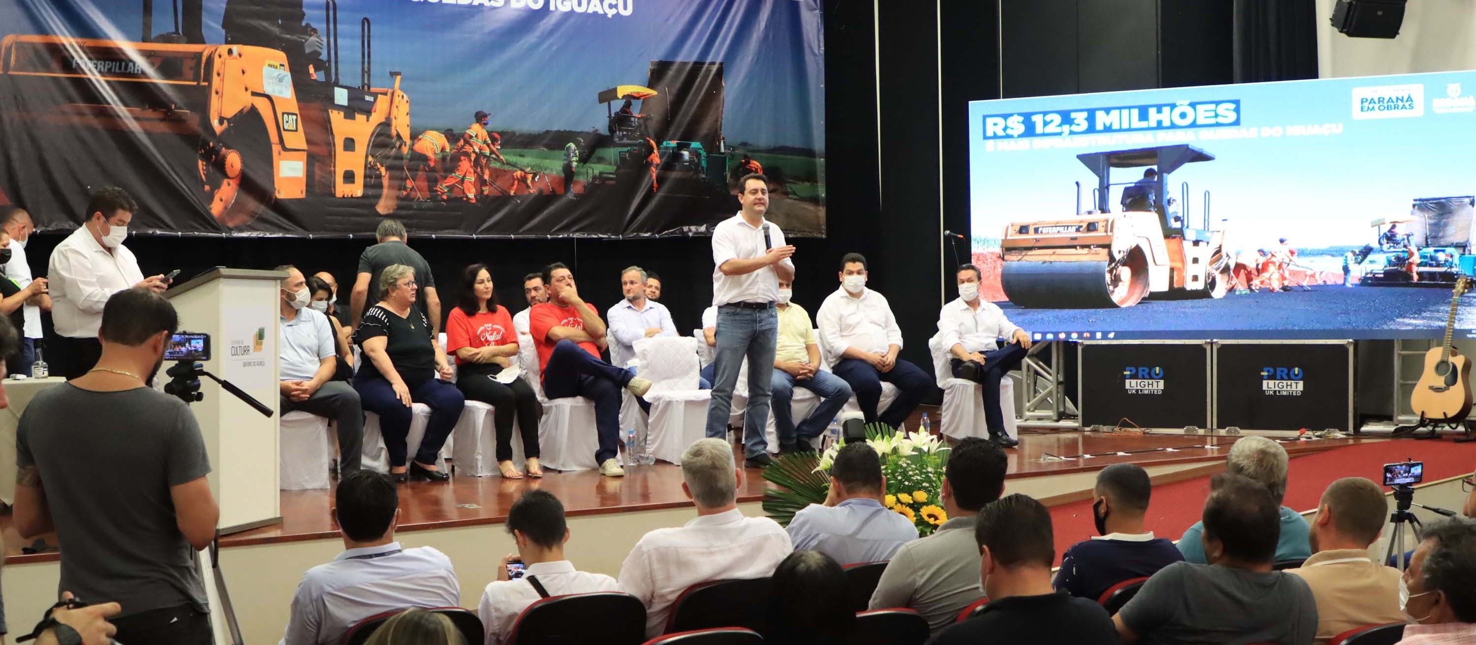 Governo libera pacote de R$ 12,3 milhões para infraestrutura urbana de Quedas do Iguaçu