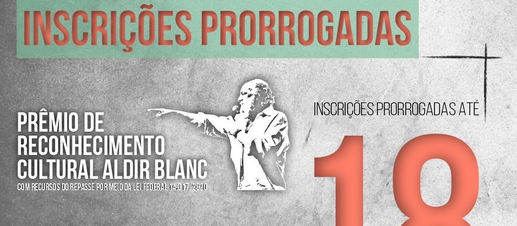 Secretaria de Cultura e Esportes prorroga inscrições da Lei Aldir Blanc