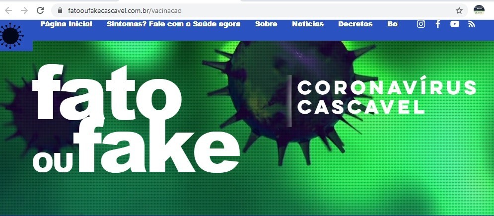 Cascavel é destaque em transparência da vacina contra a Covid-19 em avaliação do Tribunal de Contas
