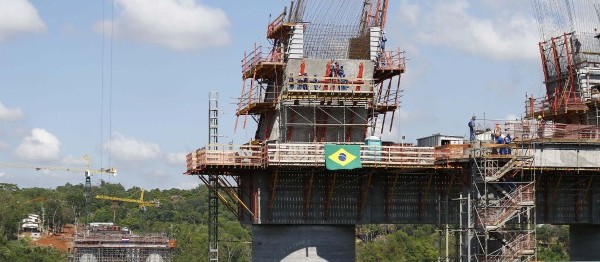 Construção da Ponte da Integração já atingiu 45%