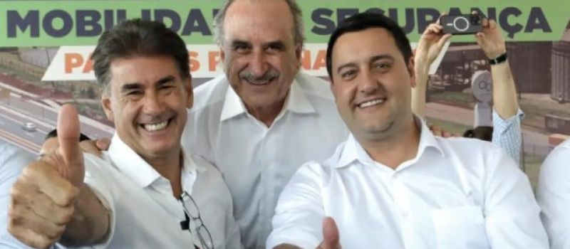 Governador Ratinho Júnior acena apoio à pré-candidatura de Renato Silva