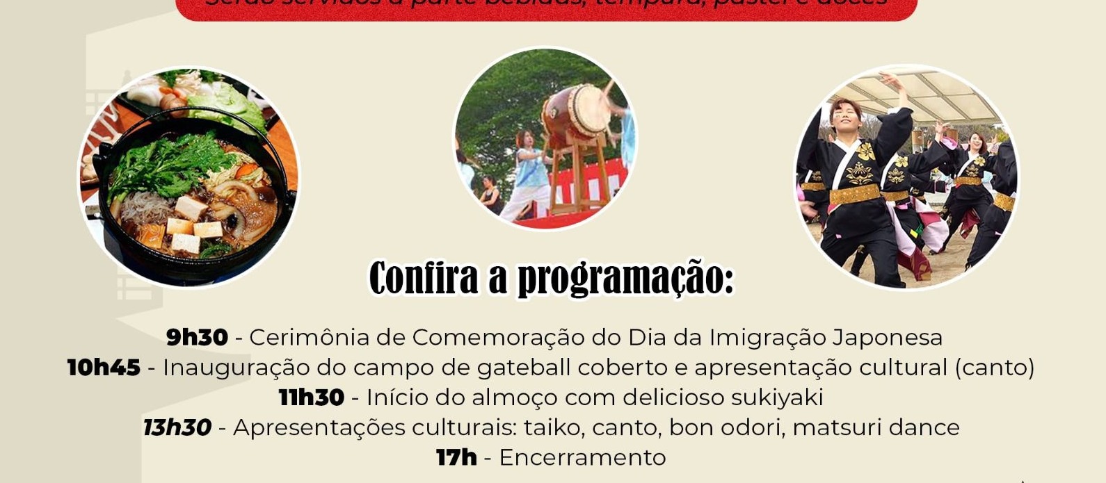 Imigração japonesa: ACEC celebra data com sukiyaki e programação cultural