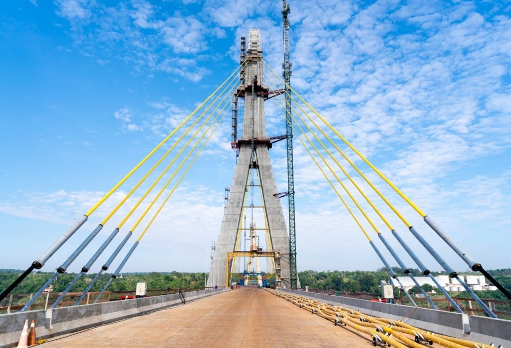 Ponte da Integração Brasil - Paraguai  será inaugurada nesta segunda-feira (12)