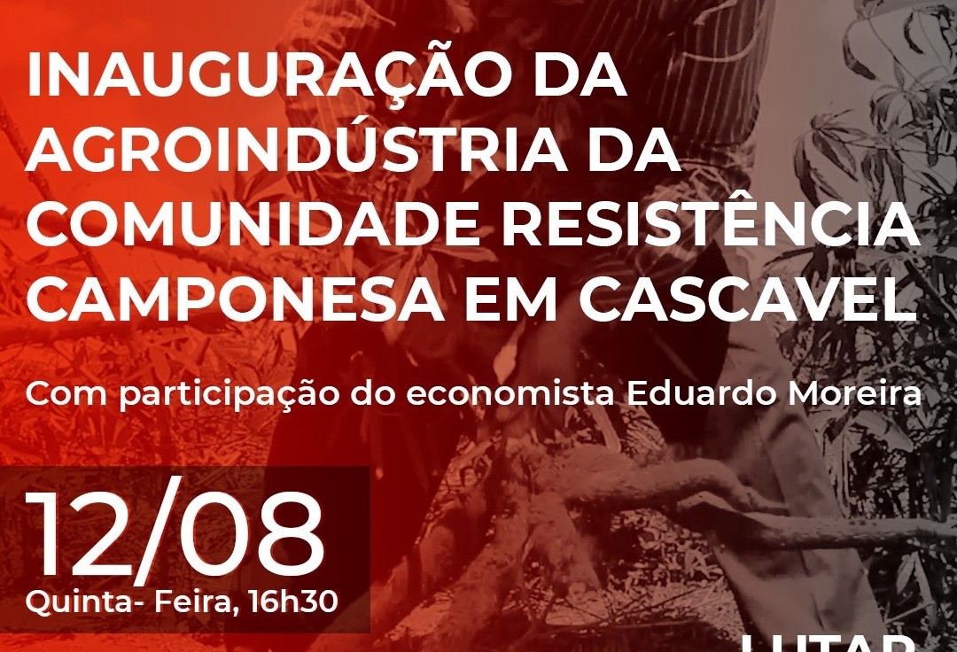 Comunidade Resistência Camponesa inaugura agroindústria 