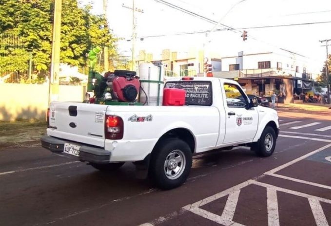 Com epidemia de dengue, Cascavel inicia aplicação de fumacê nos bairros