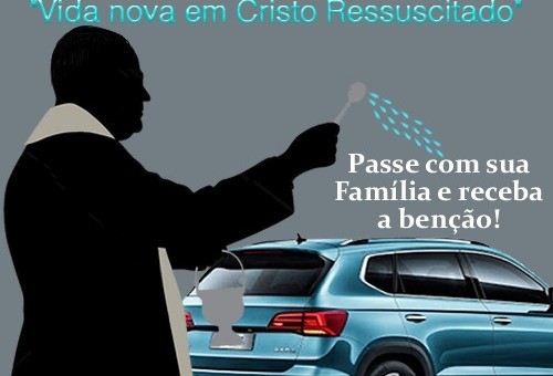 Igreja dará bençãos aos fiéis por meio de 'drive-thru', em Cascavel