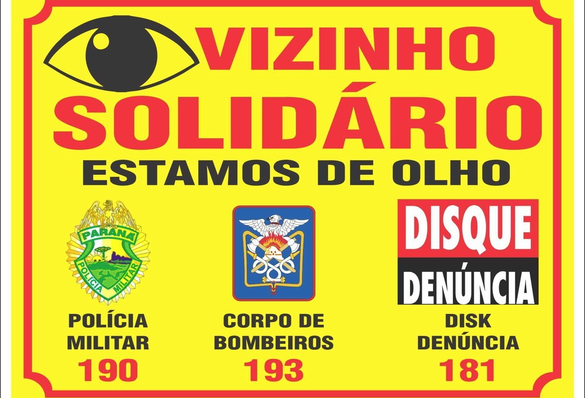 Projeto Vizinho Solidário no bairro  Cascavel Velho