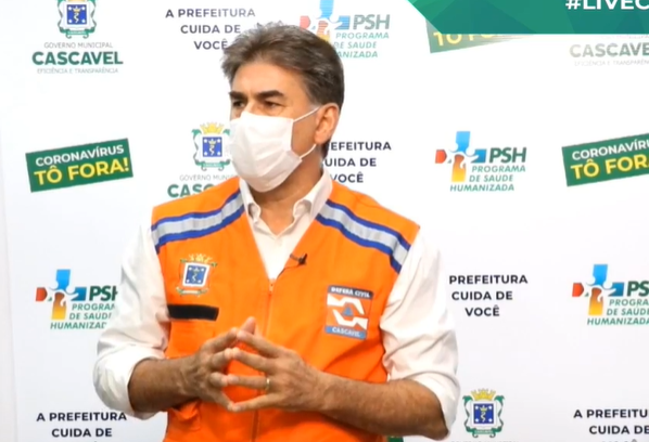 Prefeito faz pronunciamento sobre fechamento de Cascavel neste fim de semana