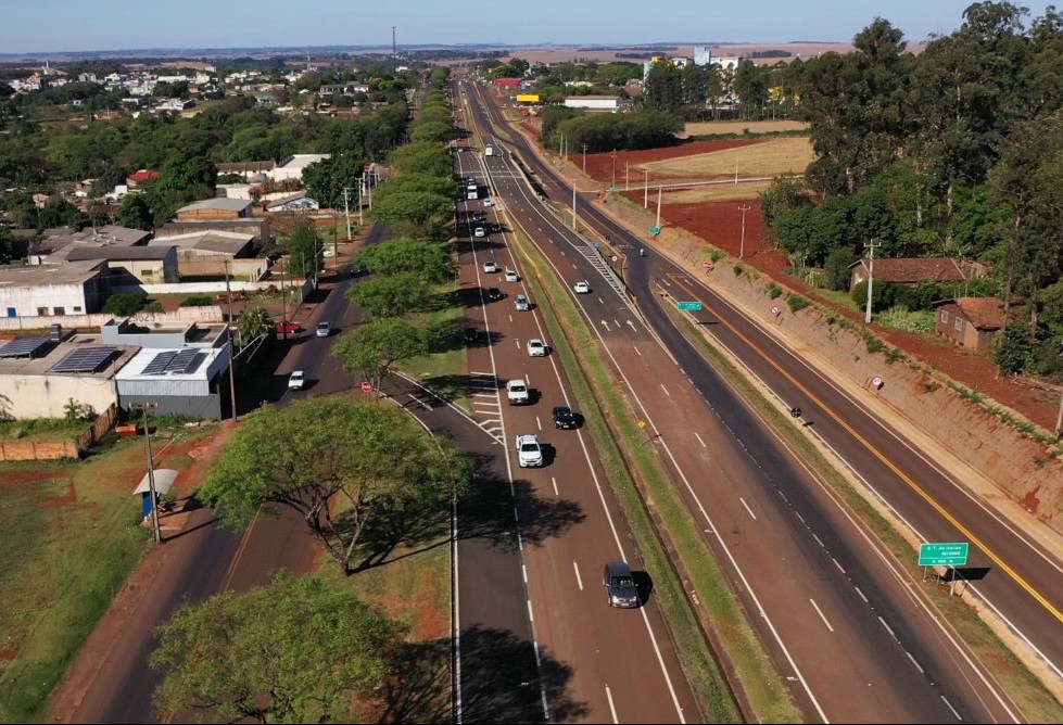 Avança licitação para nova iluminação da BR-277 em três municípios da região Oeste