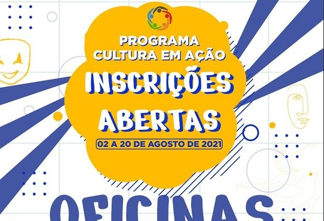 Secretaria de Cultura e Esportes oferece diversos cursos gratuitos em áreas artísticas