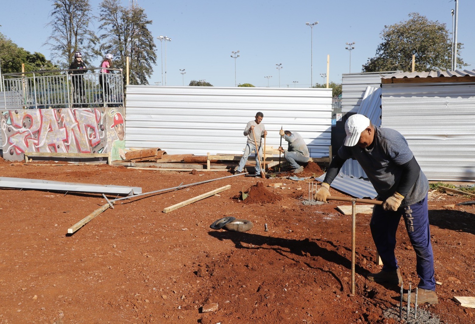 Começa construção de pista de skate bowl em Cascavel 