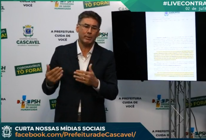 Prefeito de Cascavel diz que Estado não tem ingerência sobre município