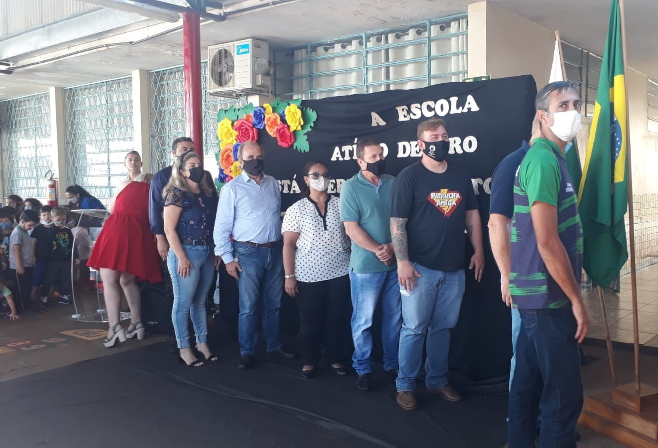 Patrulha Amiga tem aula inaugural na Escola Atílio Destro