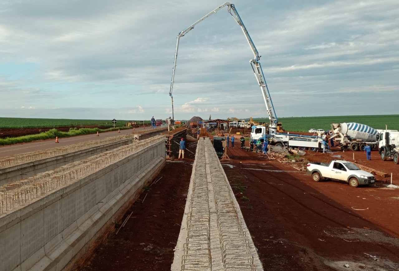 Duplicação do Contorno Oeste de Cascavel ultrapassa um terço de execução